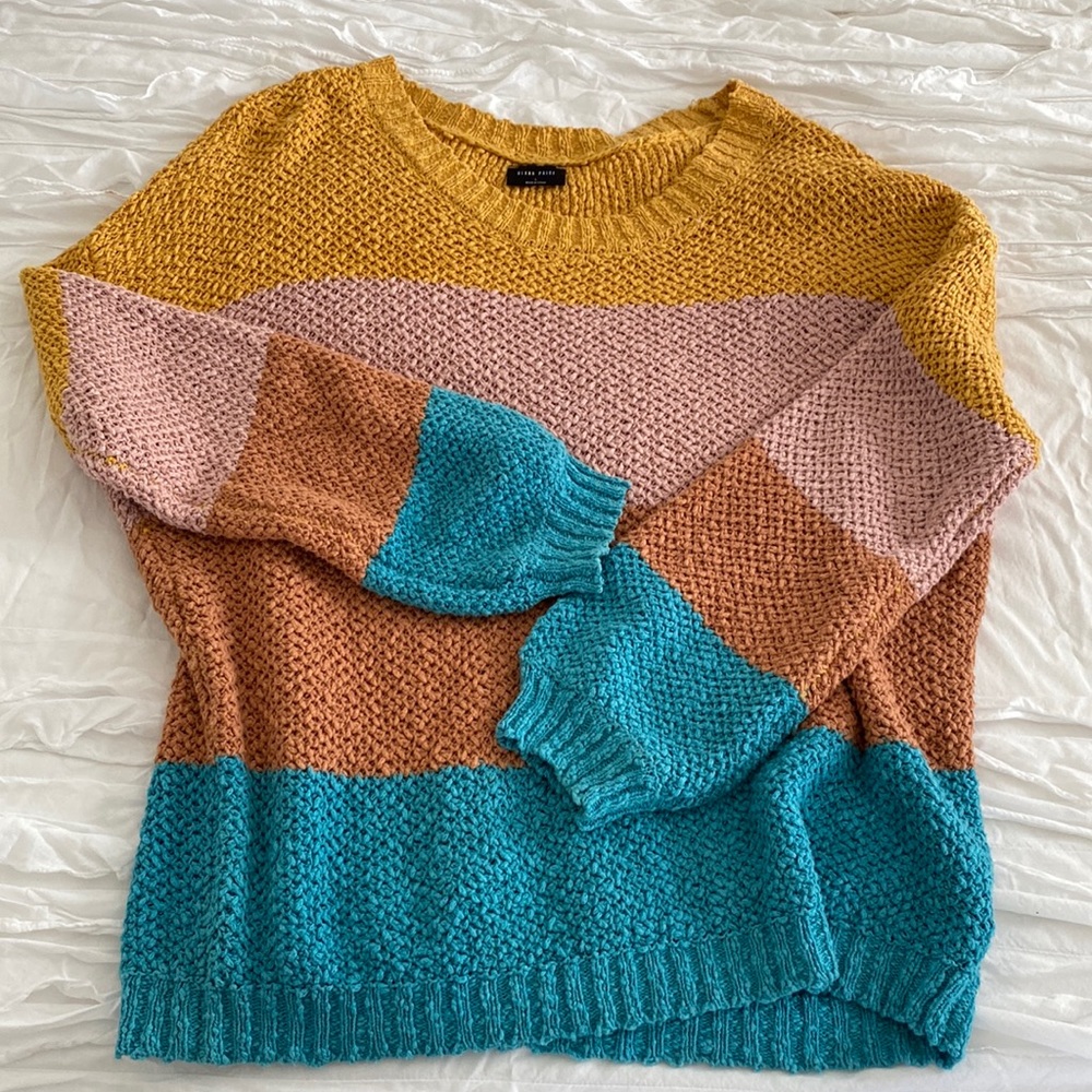This is a sweater I got from a local boutique, it’s a large Blank Paige sweater